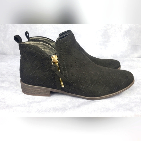 Dr.‎ Scholls Rate Zip Black Ankle Booties Be energized Size 8.5 - Picture 1 of 11